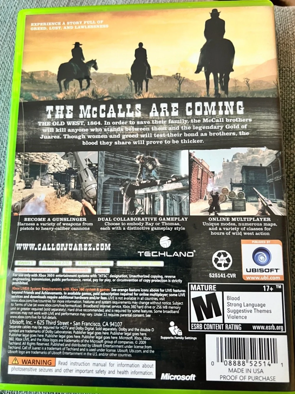 Xbox 360 -Call of Juarez: Bound in Blood - Tested